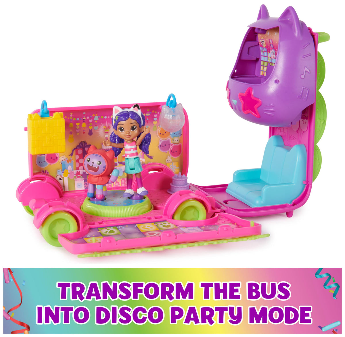 DreamWorks Gabby's Dollhouse pinata surprise reveal sparks imaginative moments.