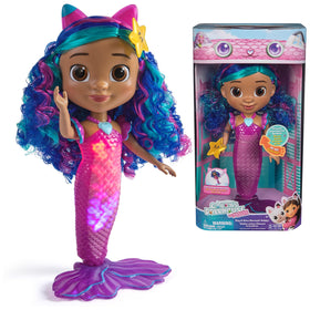 DreamWorks Gabby’s Dollhouse Mermaid Gabby lights up and plays sounds for imaginative play