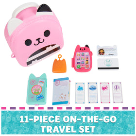 DreamWorks Gabby’s Dollhouse kitty-themed container for organizing play items