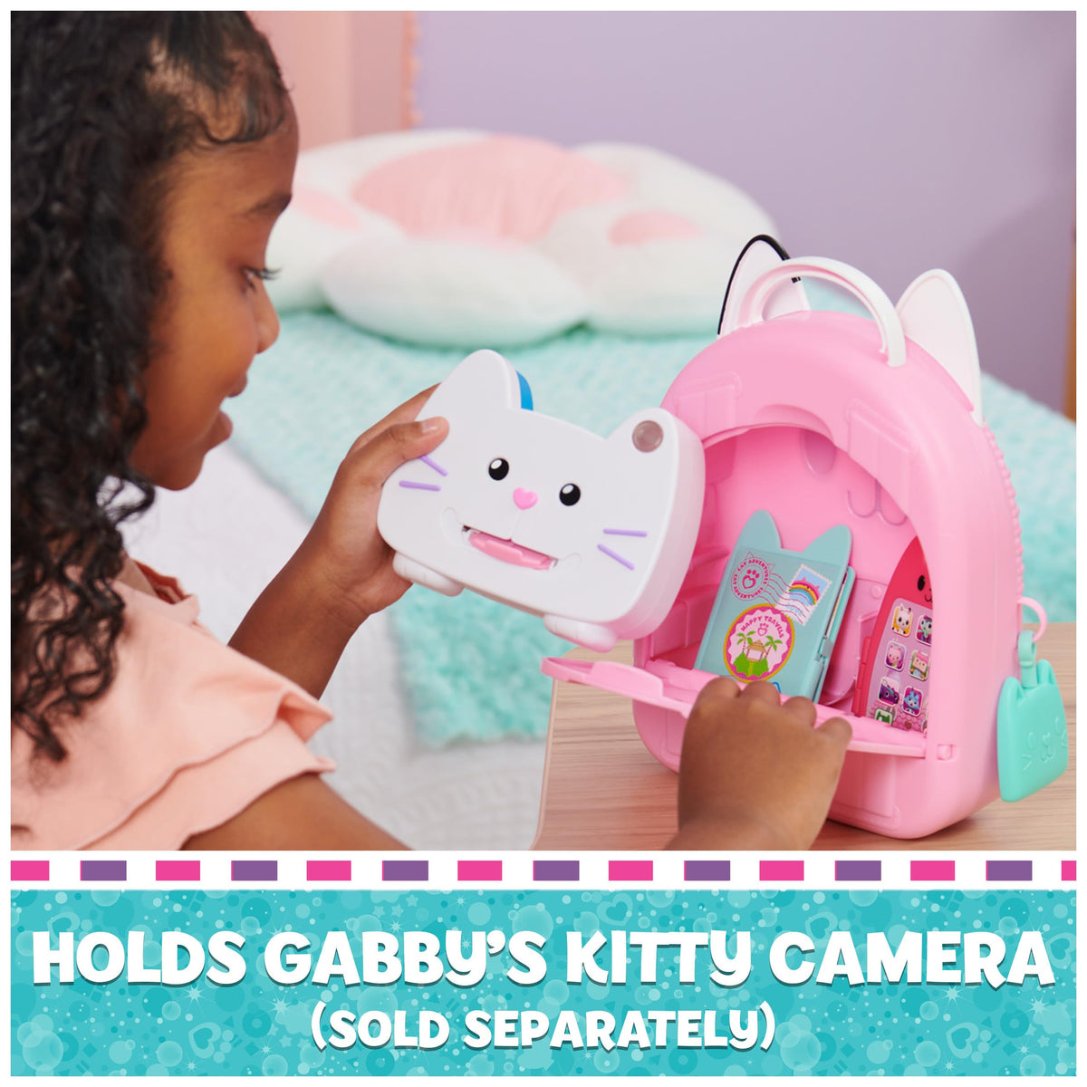 DreamWorks Gabby’s Dollhouse pretend passport and tickets for world travel