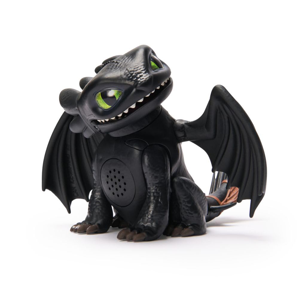 DreamWorks Toothless Roaring Minis dragon toy with 25 sounds for imaginative play