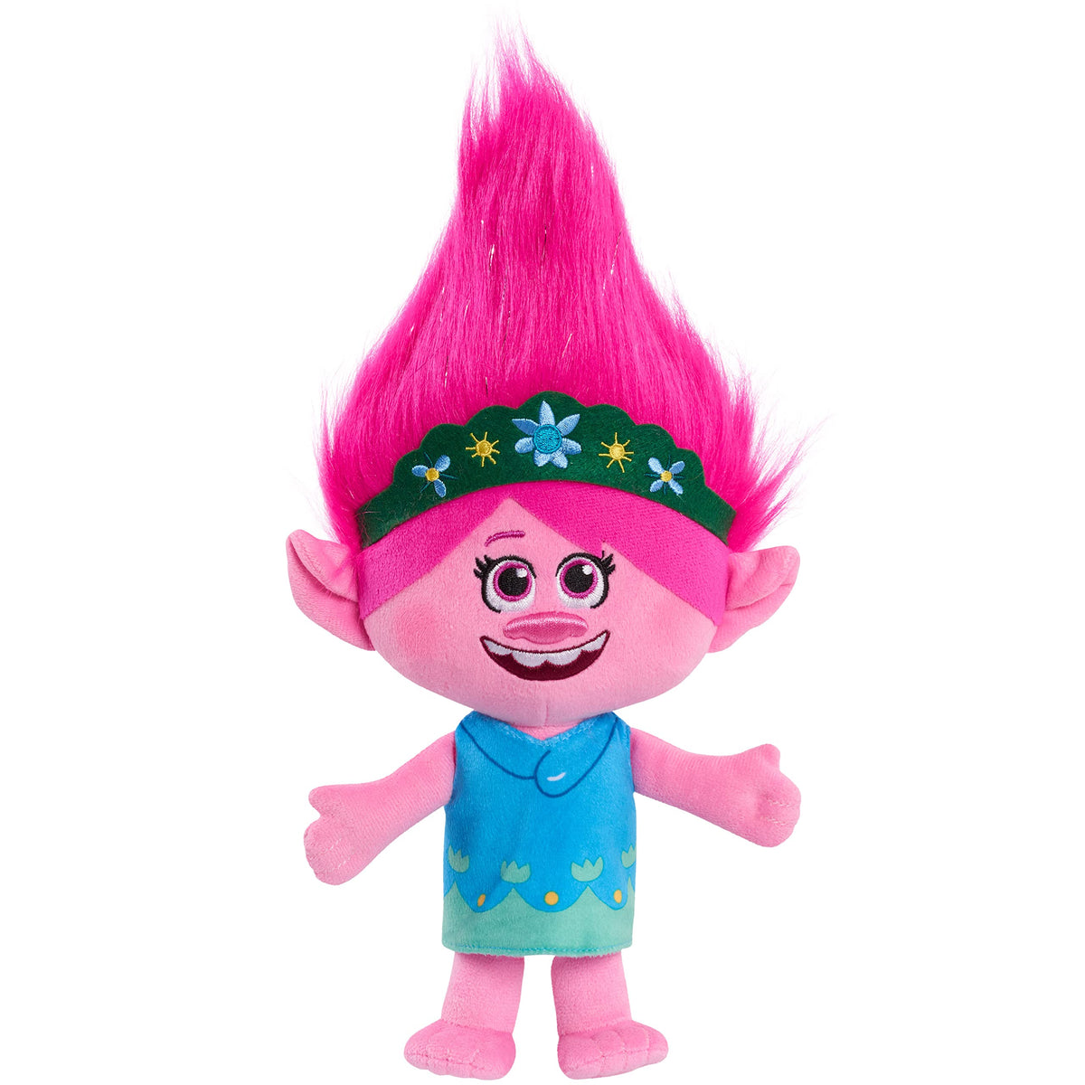 Official DreamWorks Trolls plush set featuring Poppy and Branch.