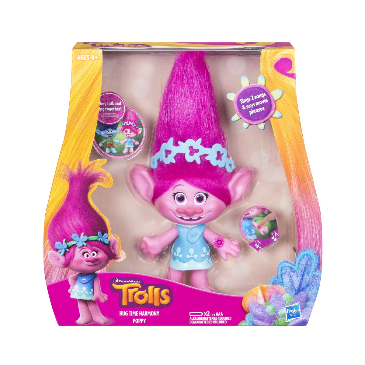 DreamWorks Trolls Poppy sings True Colors for a cheerful duet moment