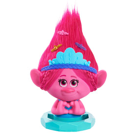 DreamWorks Trolls Poppy styling head, front view, ideal for creative hair play and storytelling.