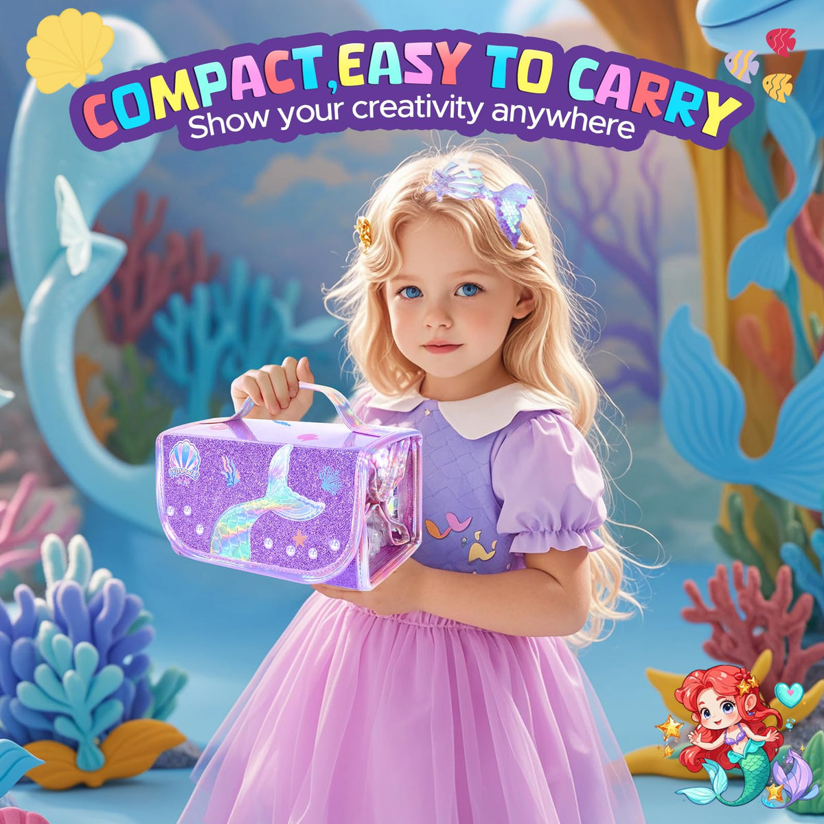 DreamyCandy mermaid stickers inspire creative scenes