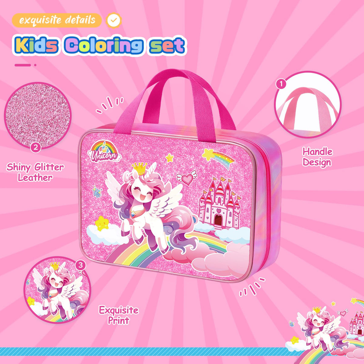 DreamyCandy travel-friendly art case open showing organized compartments