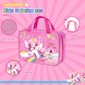 DreamyCandy travel-friendly art case open showing organized compartments