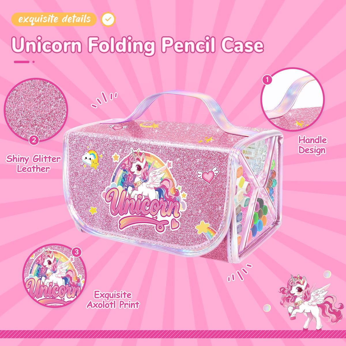 DreamyCandy washable fine-tip markers for precise coloring details.