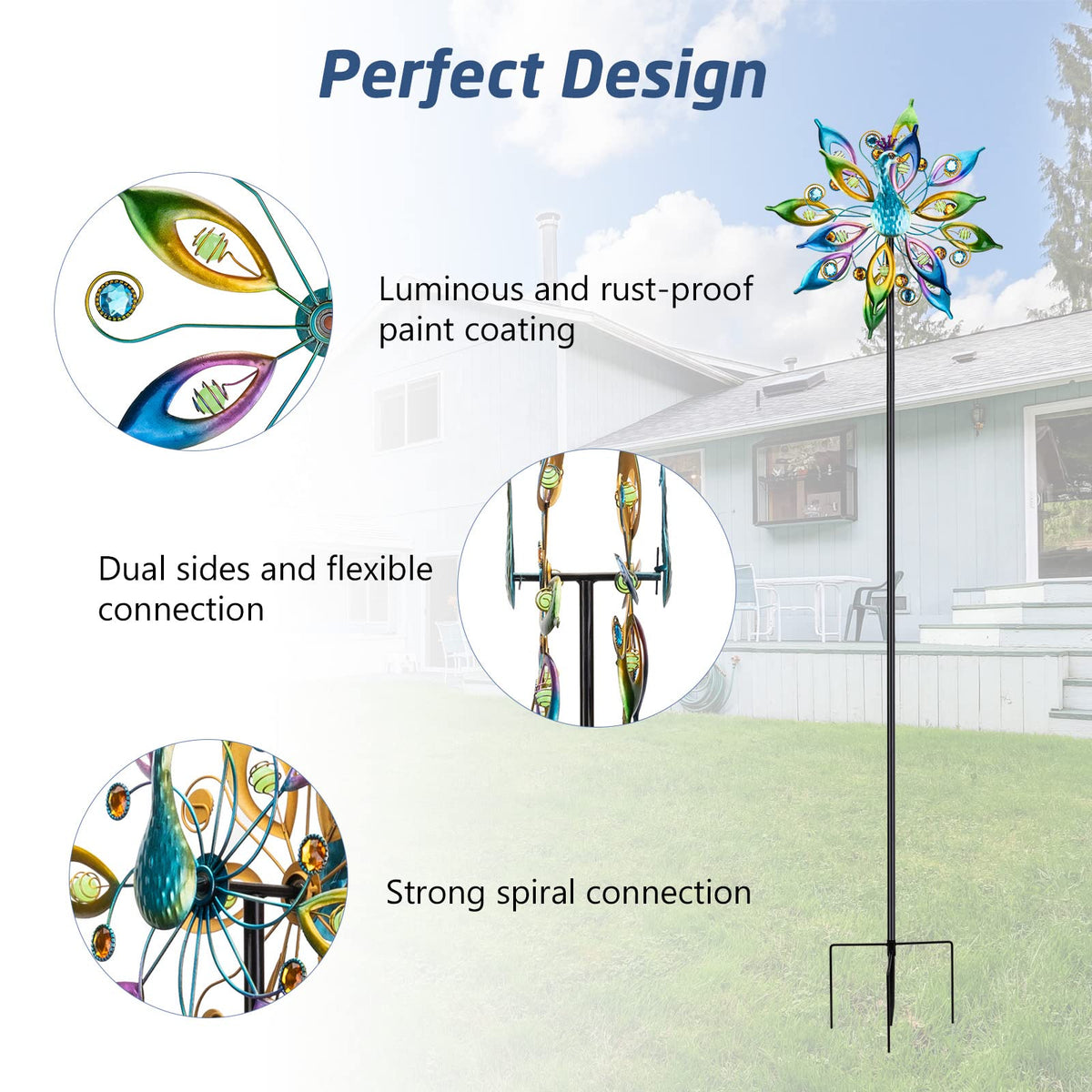 Dreamysoul detachable blades allow customizable wind display