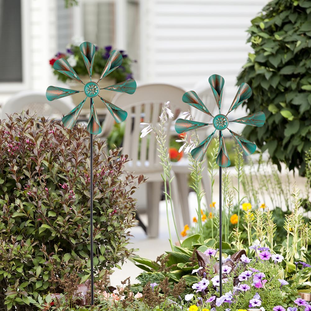 Dreamysoul bronze wind spinner for patio décor and breezy visual delight.