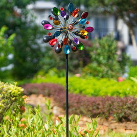 Dreamysoul wind spinner easy installation for quick setup in the garden.
