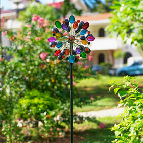 Dreamysoul wind spinner garden décor enhances patios, balconies, and lawns.