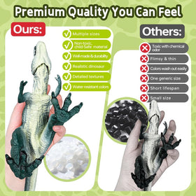 Drefirsa figures feature realistic textures and colors to spark imaginative Jurassic scenes.