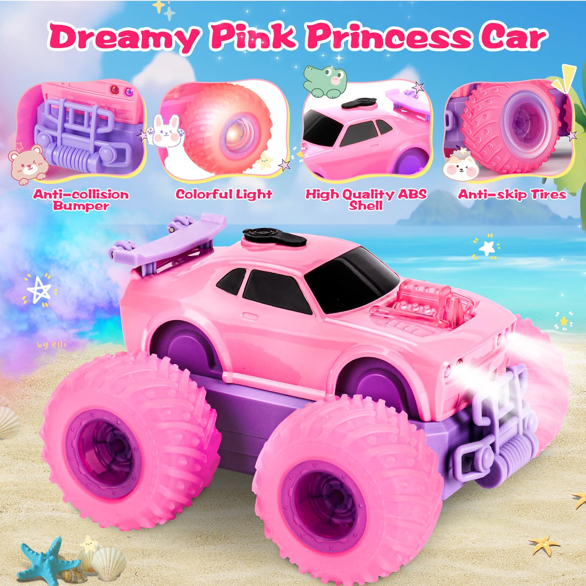 Drefirsa Princess RC car DIY stickers enable creative customization