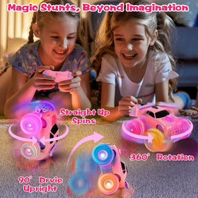 Drefirsa Princess RC car headlights illuminate play sessions with style