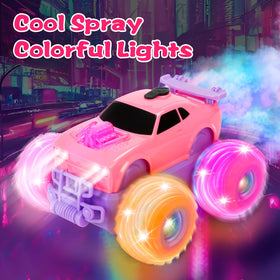 Drefirsa Princess RC car spins and stunts for dynamic action