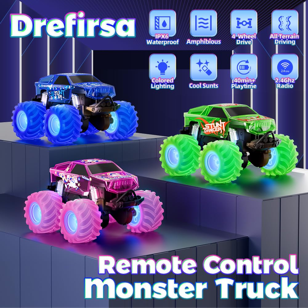 Drefirsa waterproof RC car electronics for land and water play
