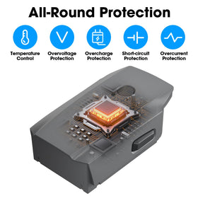 Dregin Mavic Pro battery with LED indicators showing charge status