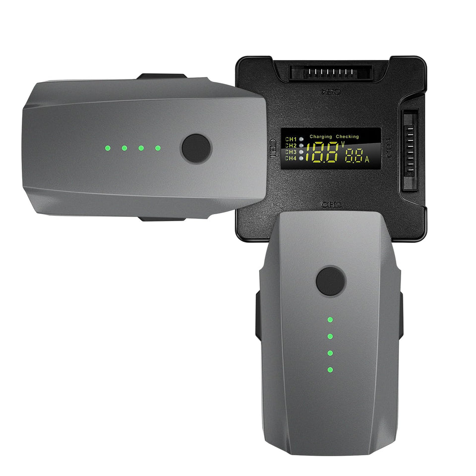 Dregin Mavic Pro battery pack 2-pack ready for longer flights and quick swaps