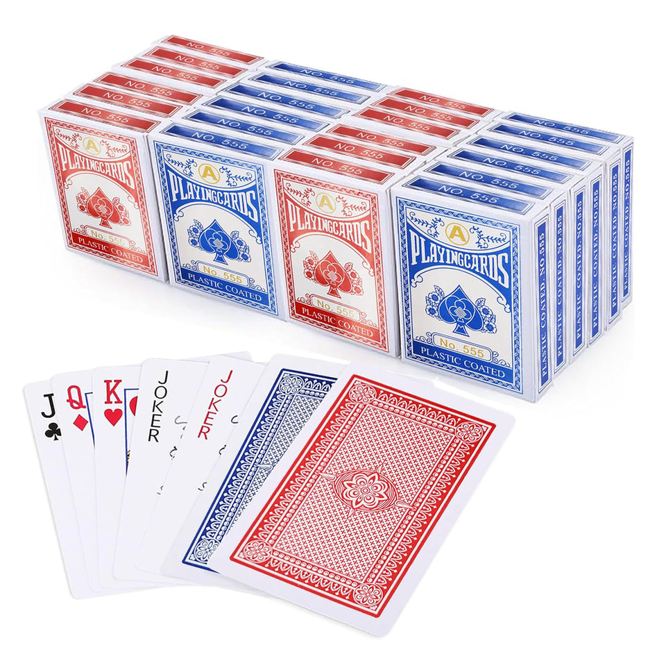 The Dreidel Company playing cards 24-decks bulk pack for easy sharing during game nights.