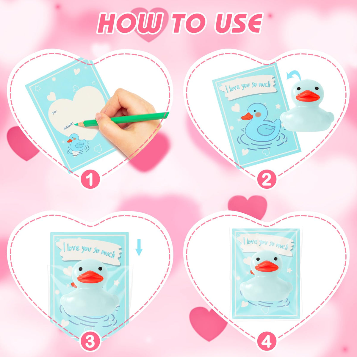 Drephere bath time duck toys for splashes and imaginative play