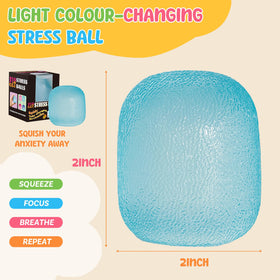 Drephere clear dough squishy ball with tactile feedback