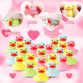 Drephere non-toxic rubber ducks with smooth grip for easy squeezing