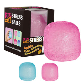 Drephere pink ice cube stress ball for portable focus and calm.
