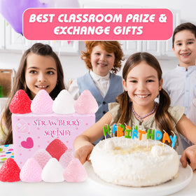 Drephere strawberry taba squishy gift idea, ideal for party favors or classroom exchanges