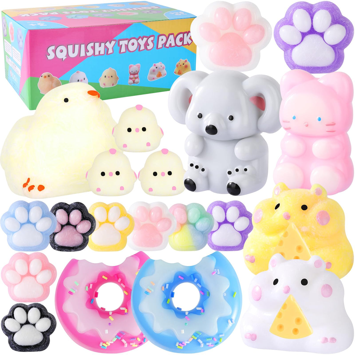 Drephere Taba Squishy Koala Pack promotes calm focus during study and play.