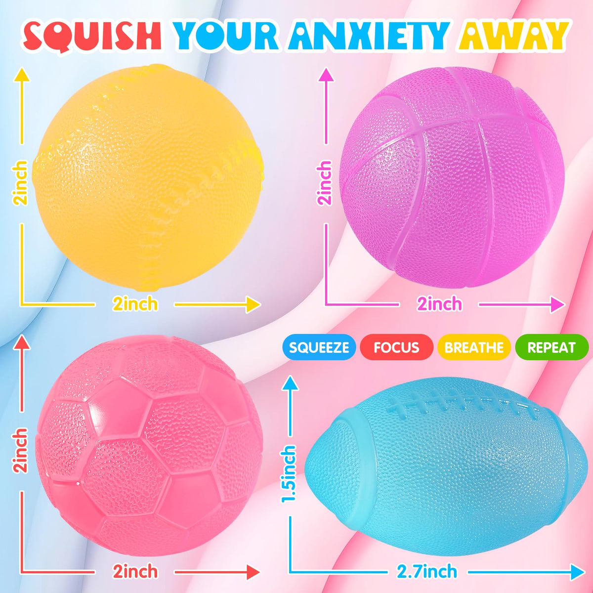 Drephere tennis-ball stress ball provides portable stress relief and focus.