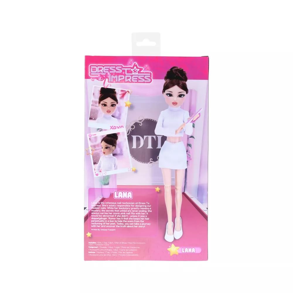 DLC code included for in-game rewards with Lana doll