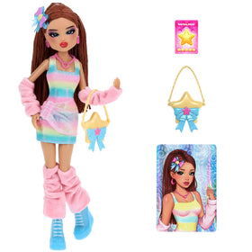 Stardust Softie doll articulation with pose range enables dynamic fashion poses.