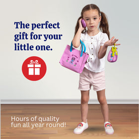 Dress Up America credit card encourages safe pretend shopping with siblings.