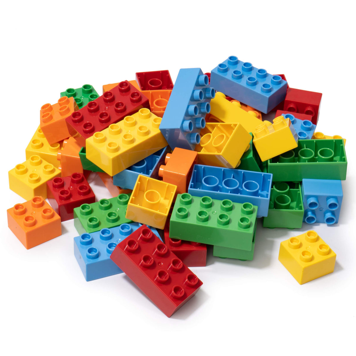 Driddle big-building blocks compatible with major brands for versatile building sessions