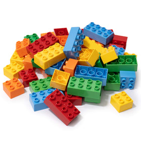 Driddle big-building blocks compatible with major brands for versatile building sessions