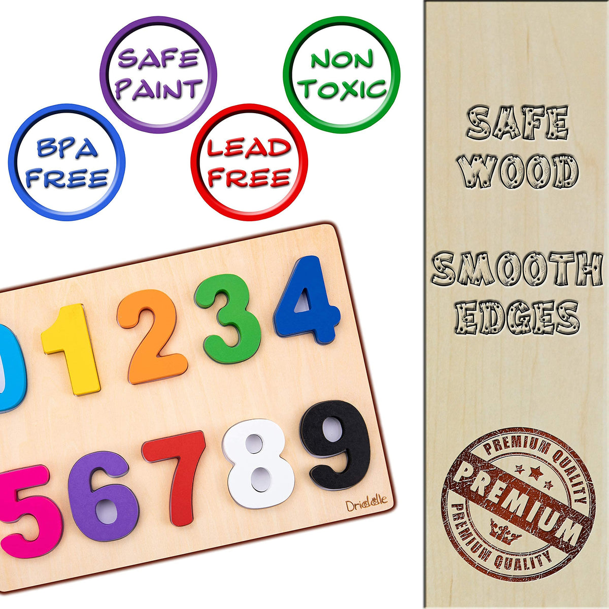 Driddle colorful numeric pieces to boost number recognition through hands-on play.