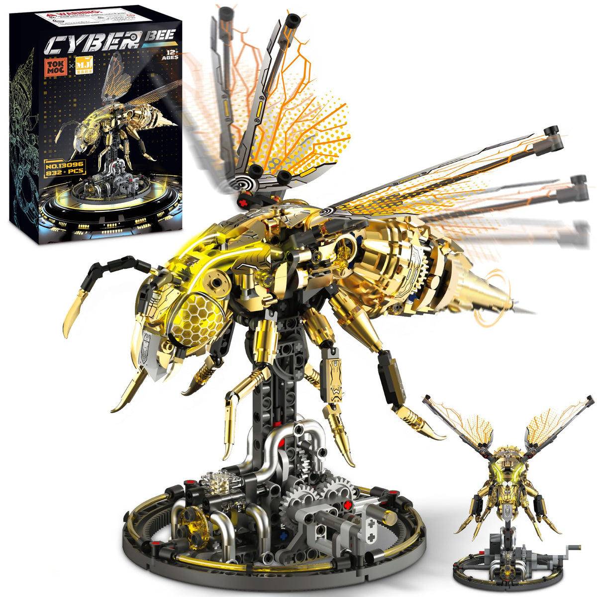 Driveplexpro mechanical bee assembly enhances desk decor with premium craftsmanship.