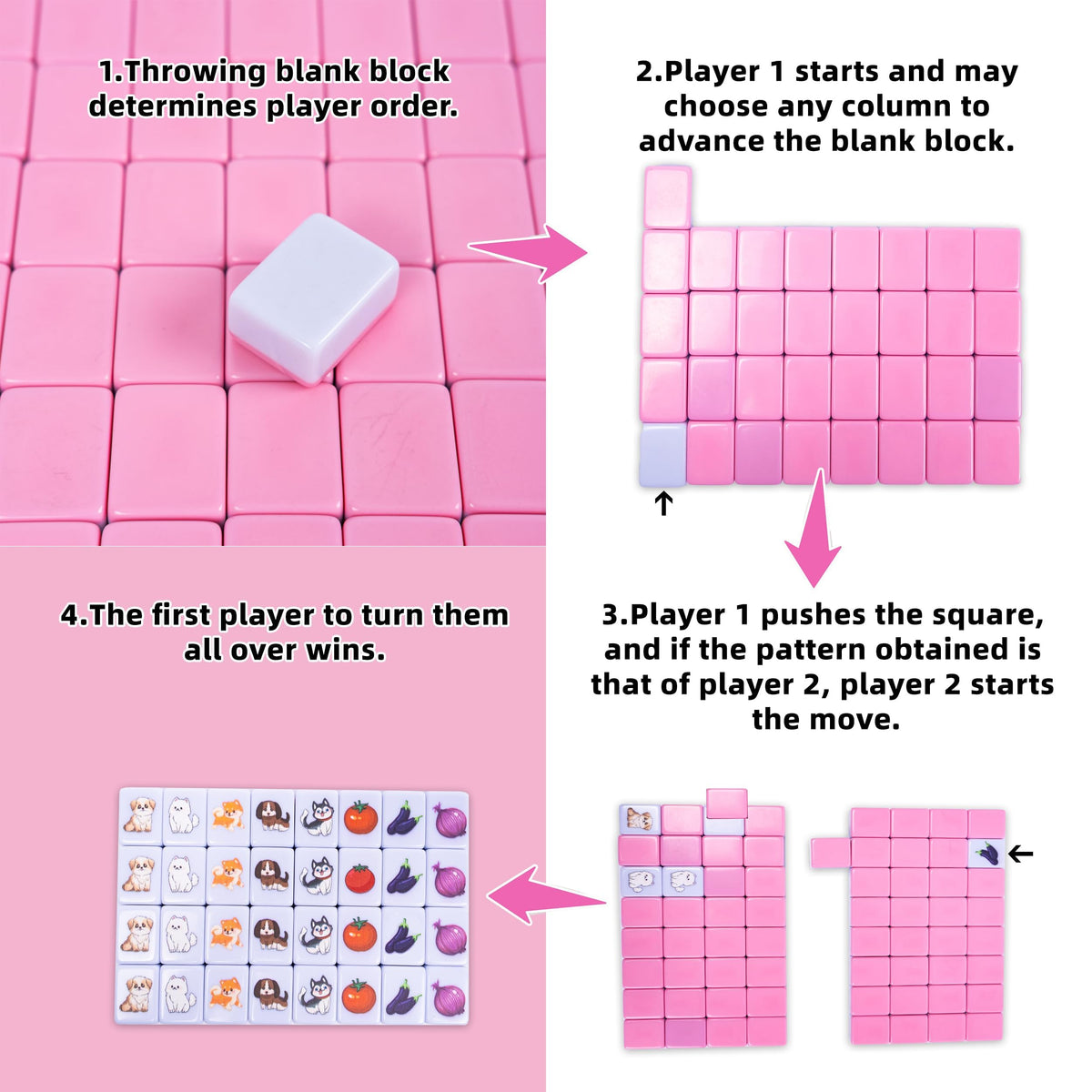 Drizzle 64 tiles plus one blank for endless rounds