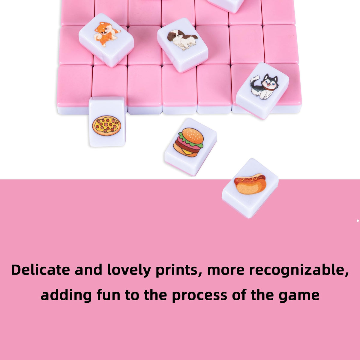 Drizzle melamine tiles durable for repeated game nights and shared fun