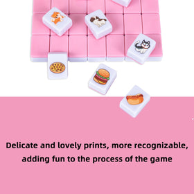 Drizzle melamine tiles durable for repeated game nights and shared fun