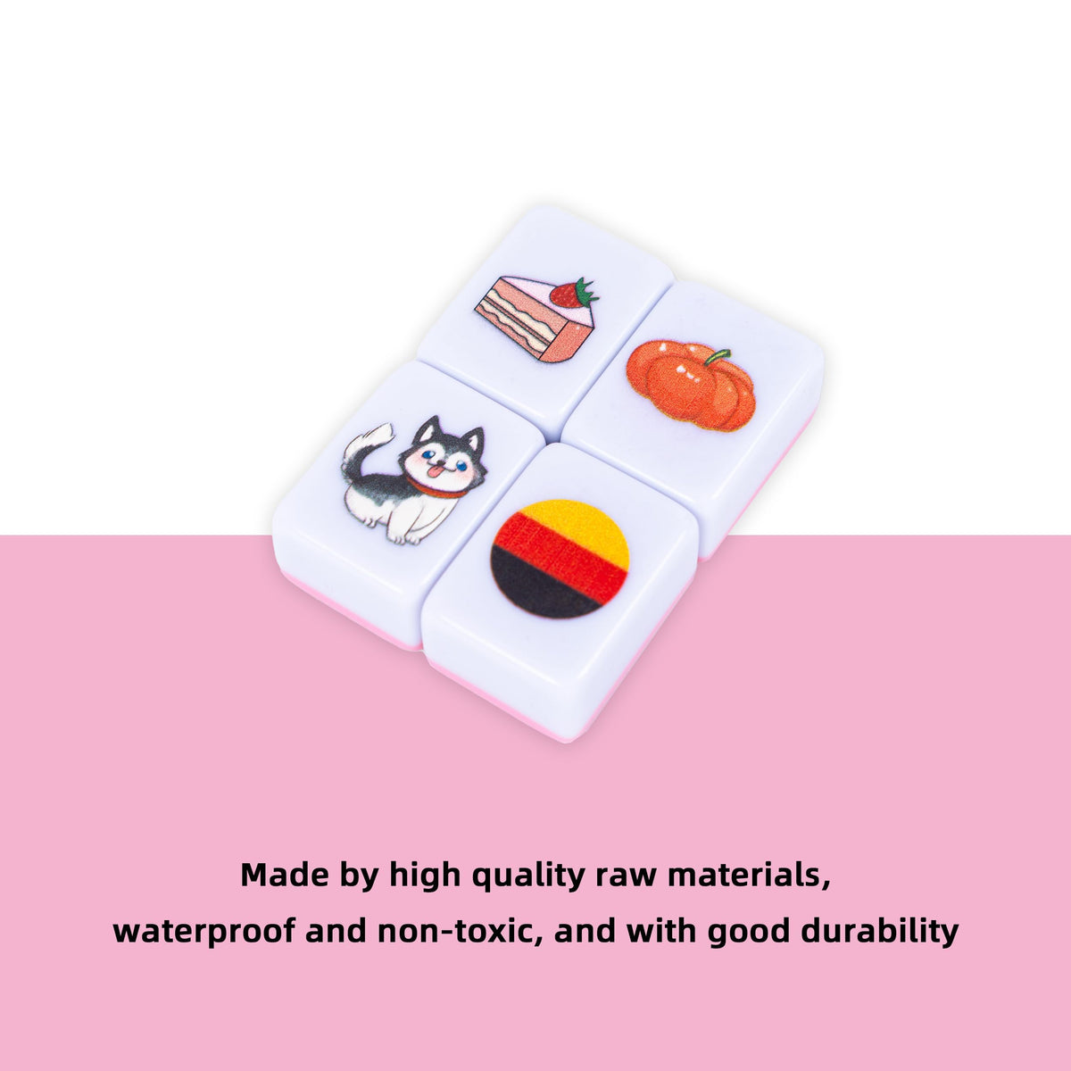 Drizzle instruction manual and panda bag keep the set organized and portable