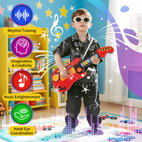 Drmukie Kids Guitar Toy switching to piano mode encourages melodic exploration.