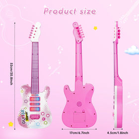 Drmukie Kids Pink Guitar Toy packaging ready-to-gift presentation