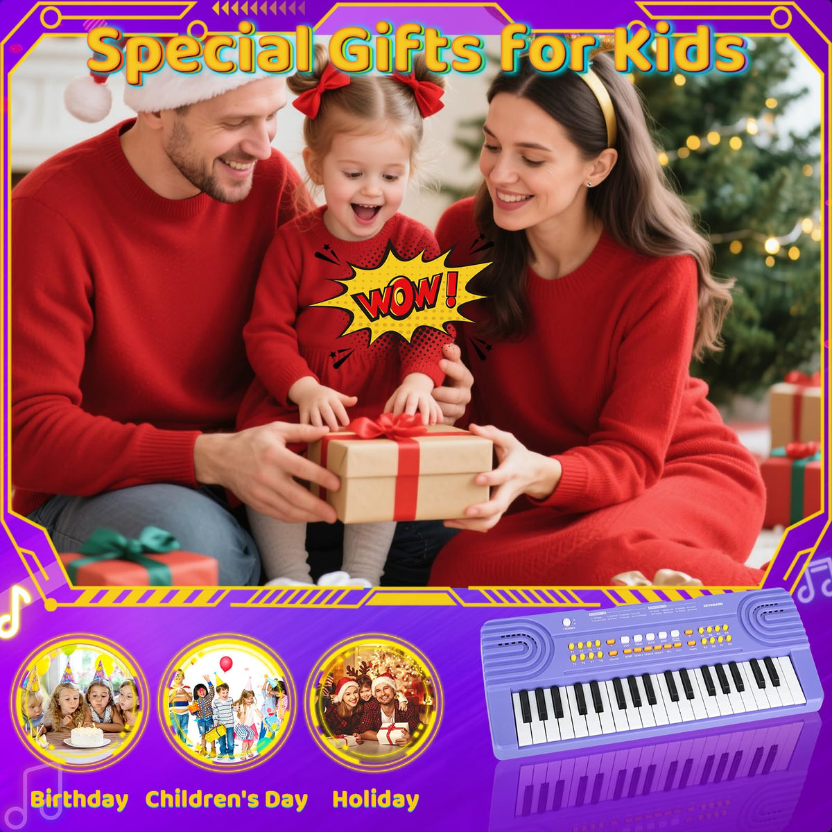 Drmukie piano keyboard toy record playback feature enabling idea capture