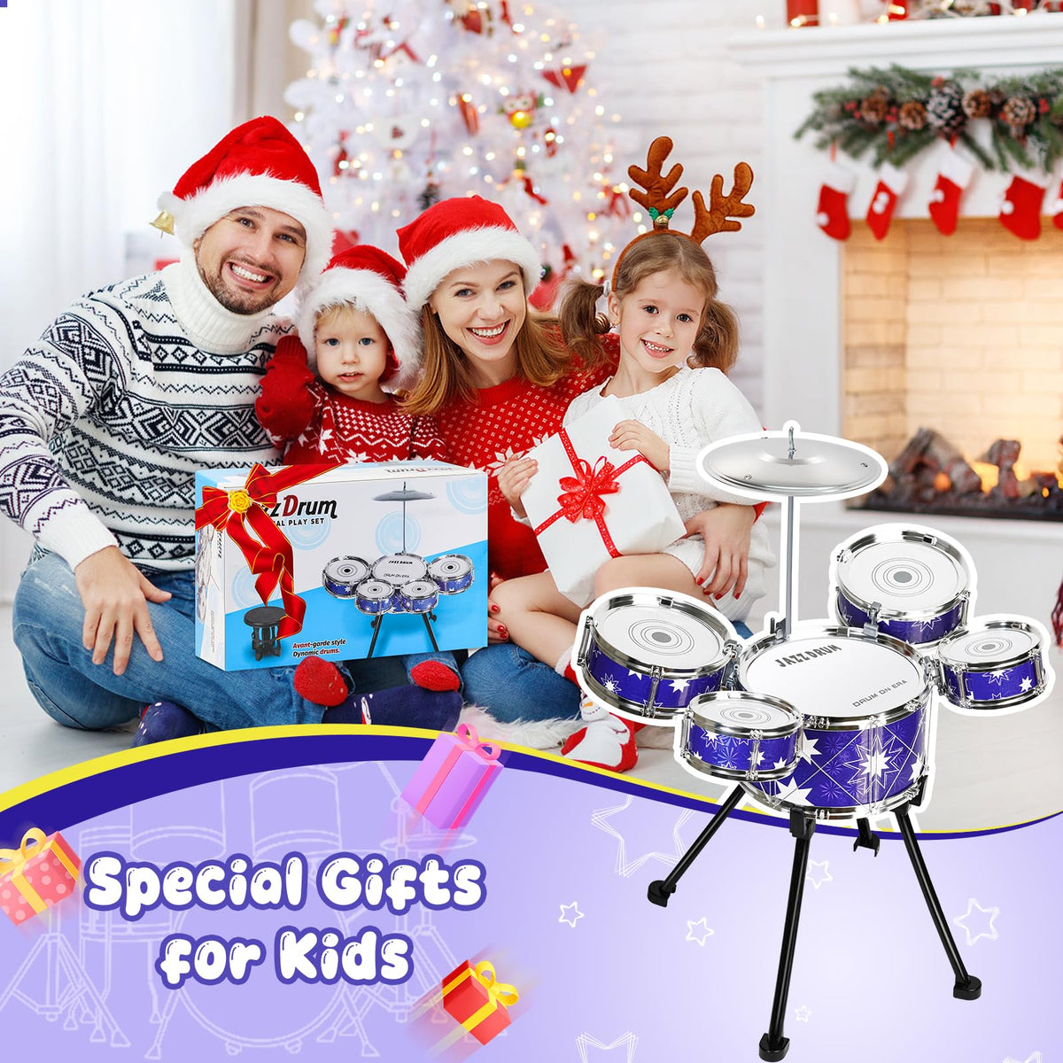 Drmukie compact drum set designed for small spaces.