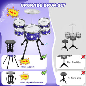 Drmukie five mini tom-toms for budding rhythm and beat making.