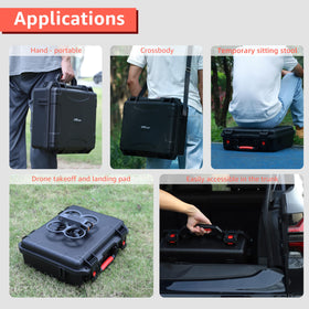 Drogear Avata 2 case holds five batteries and more