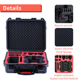 Drogear Avata 2 case durable ABS shell resists impacts