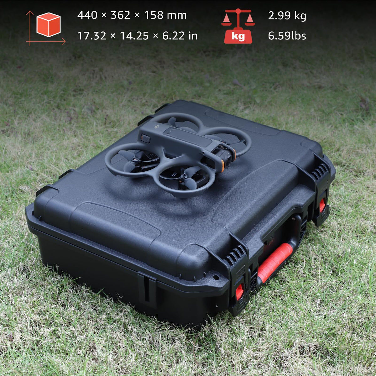 Drogear Avata 2 case shoulder strap for easy carry